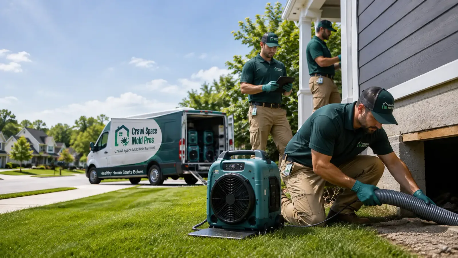 Crawl Space Mold Removal in Malin, OR